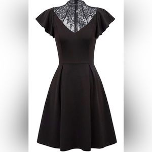 Bewitching Little Black Goth Dress